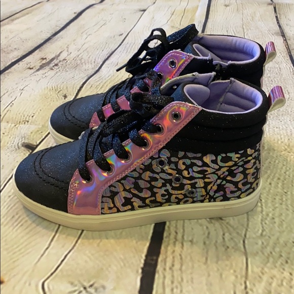 Wonder Nation Lucky Leopard High-Top Sneakers - Picture 4 of 10